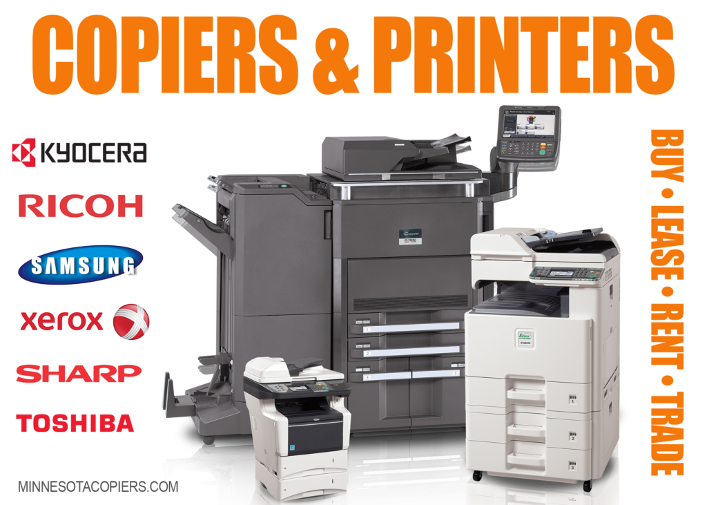 Copiers printers sales lease service